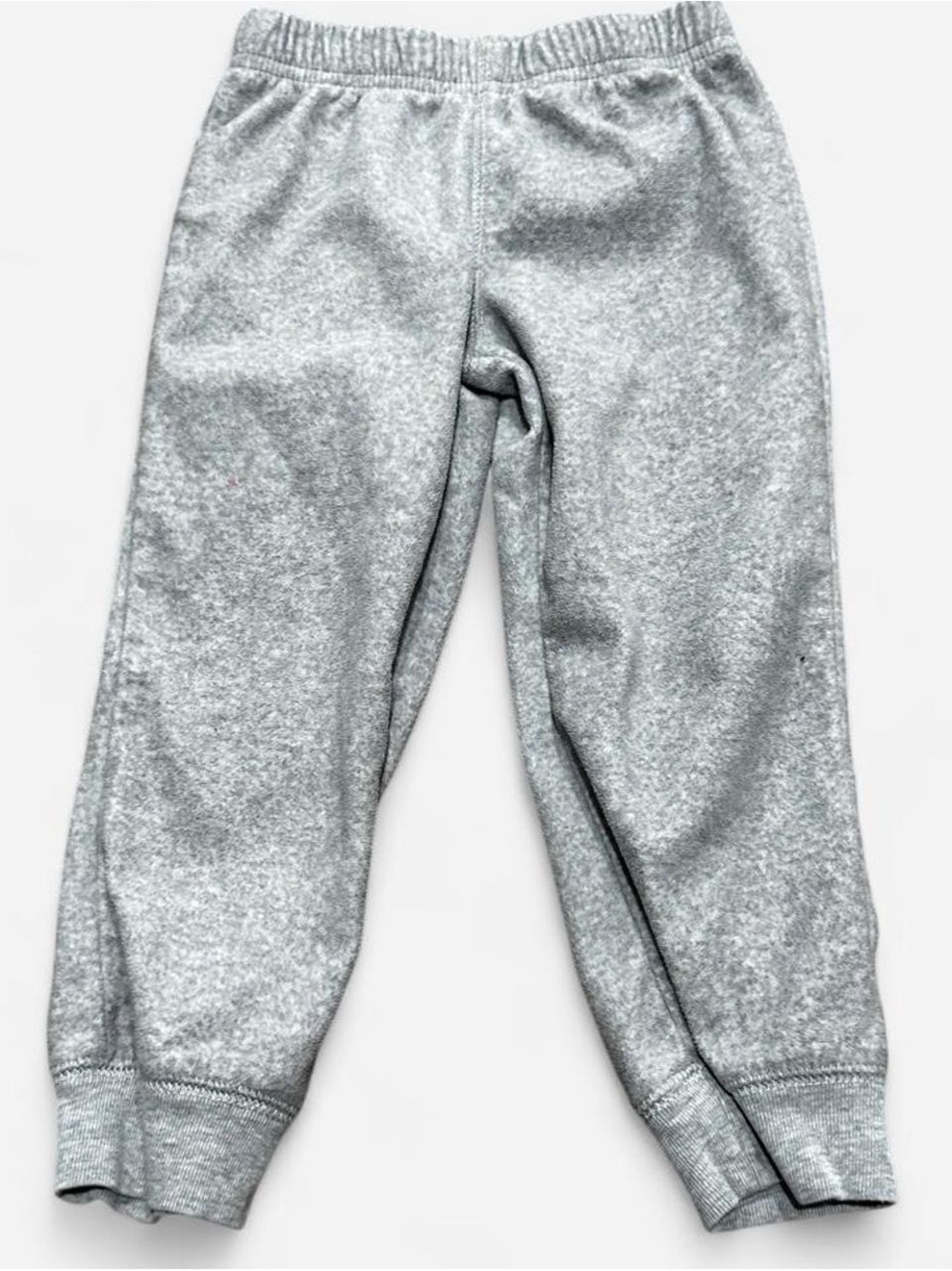 Carter's Light Gray Fleece Kids Sweatpants with Elastic Waist